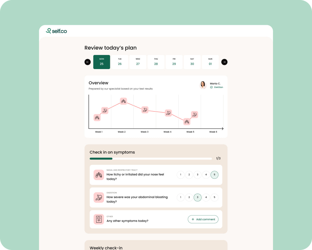 2. Baseline allergy test