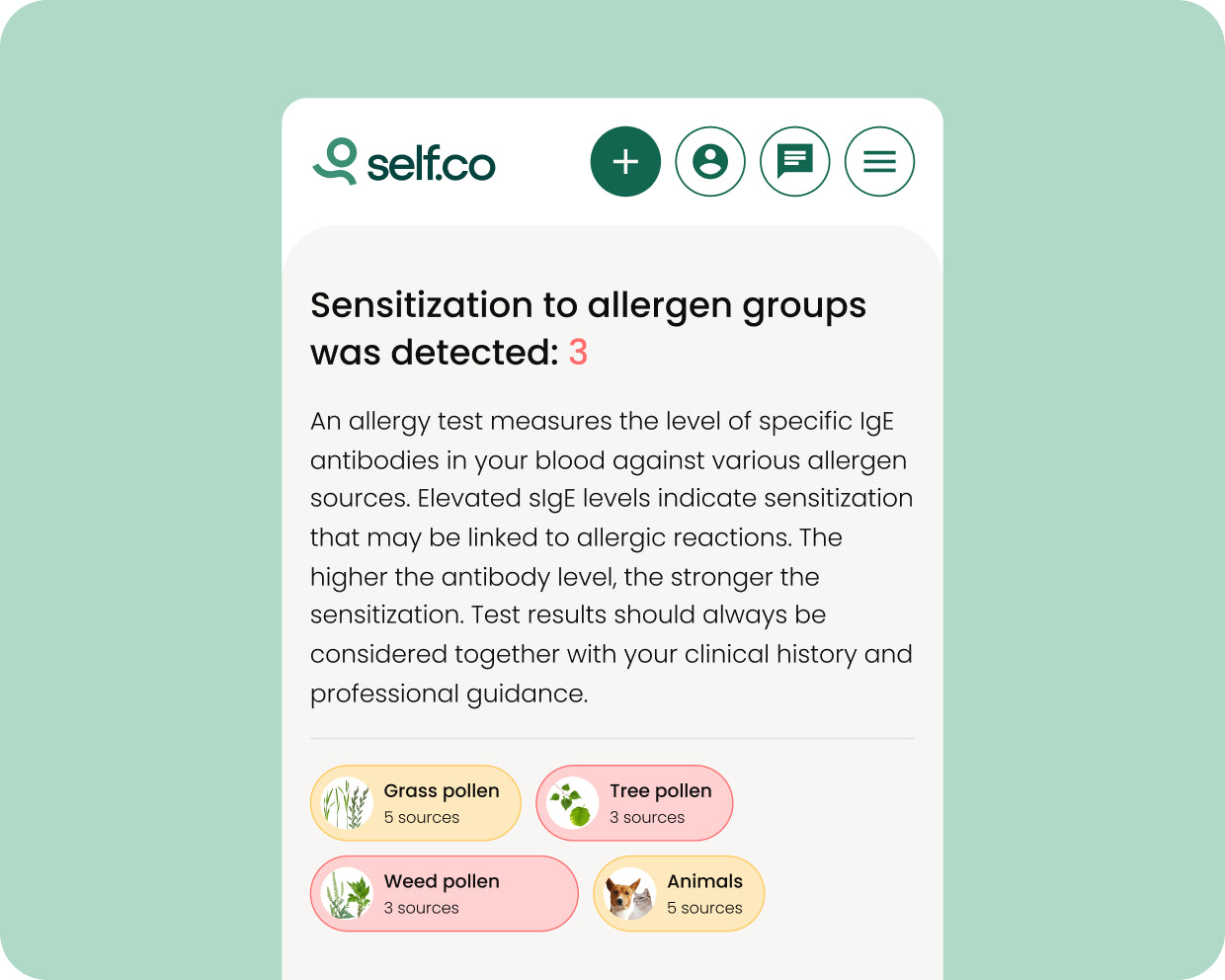 3. Continuous allergy monitoring