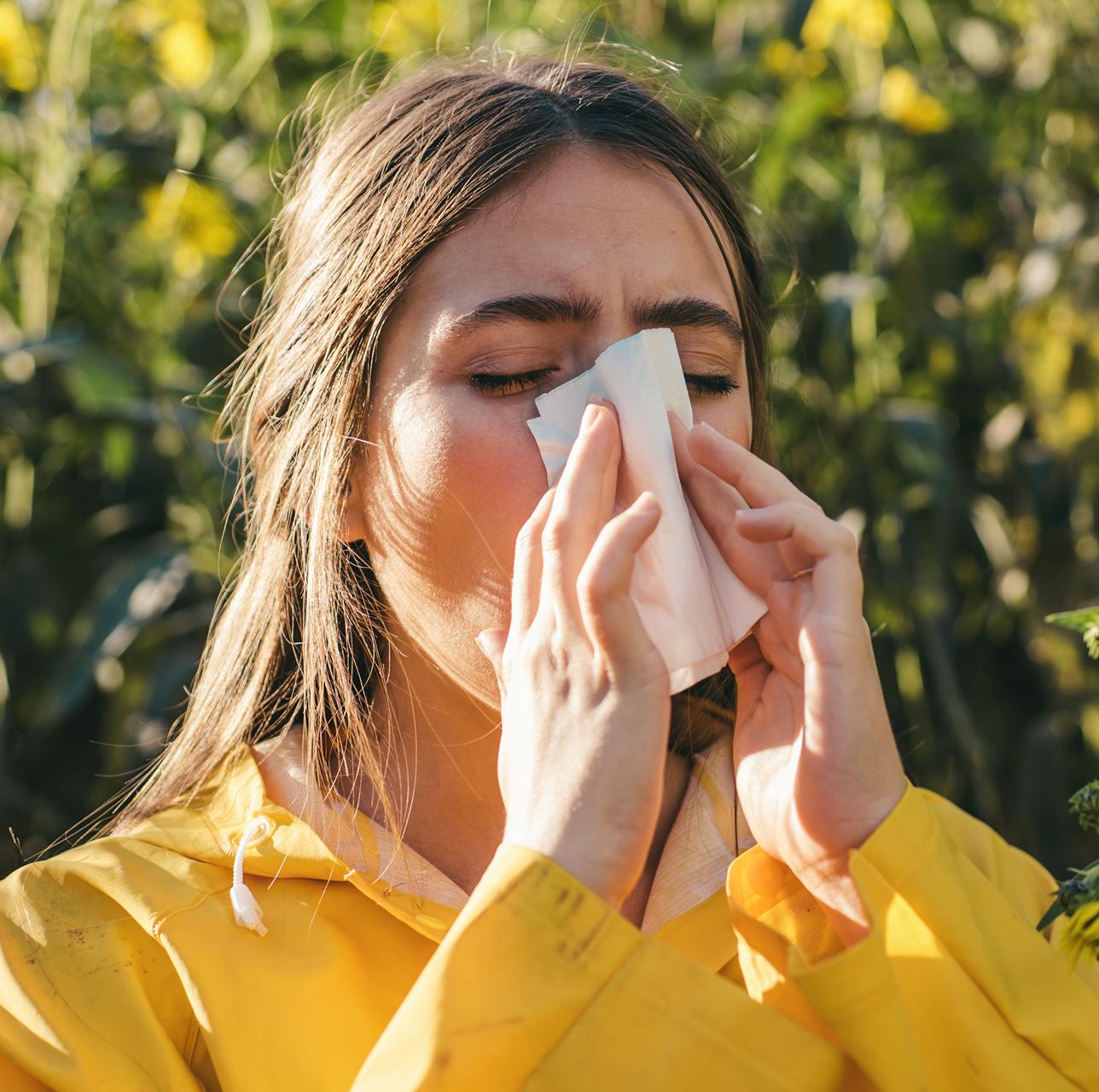 Person with symptoms