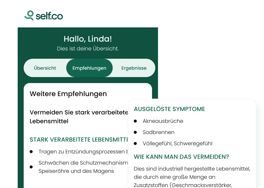 Erhalten Sie personalisierte Erkenntnisse und nächste Schritte
